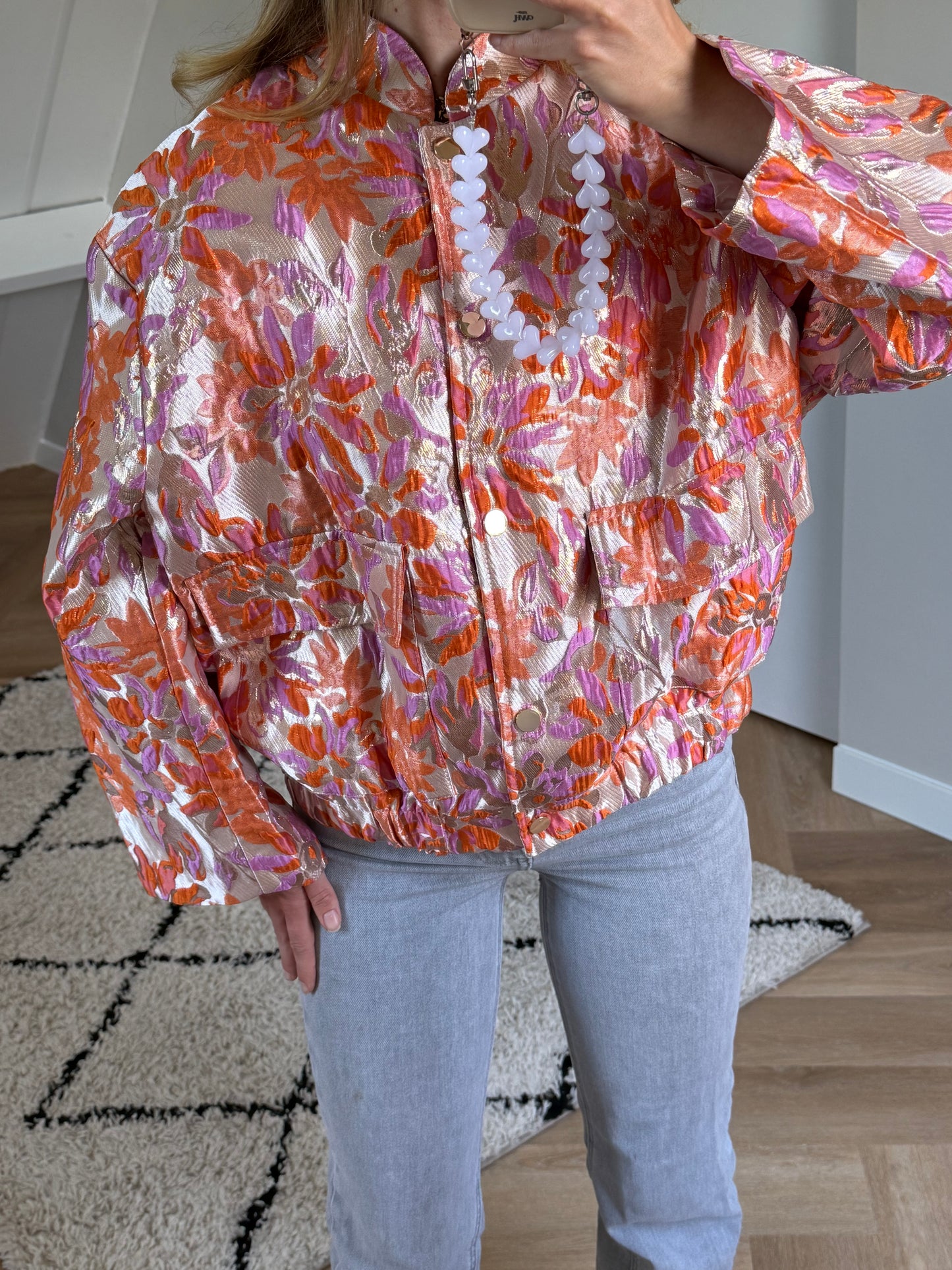 Stunning Flower Bomber Orange