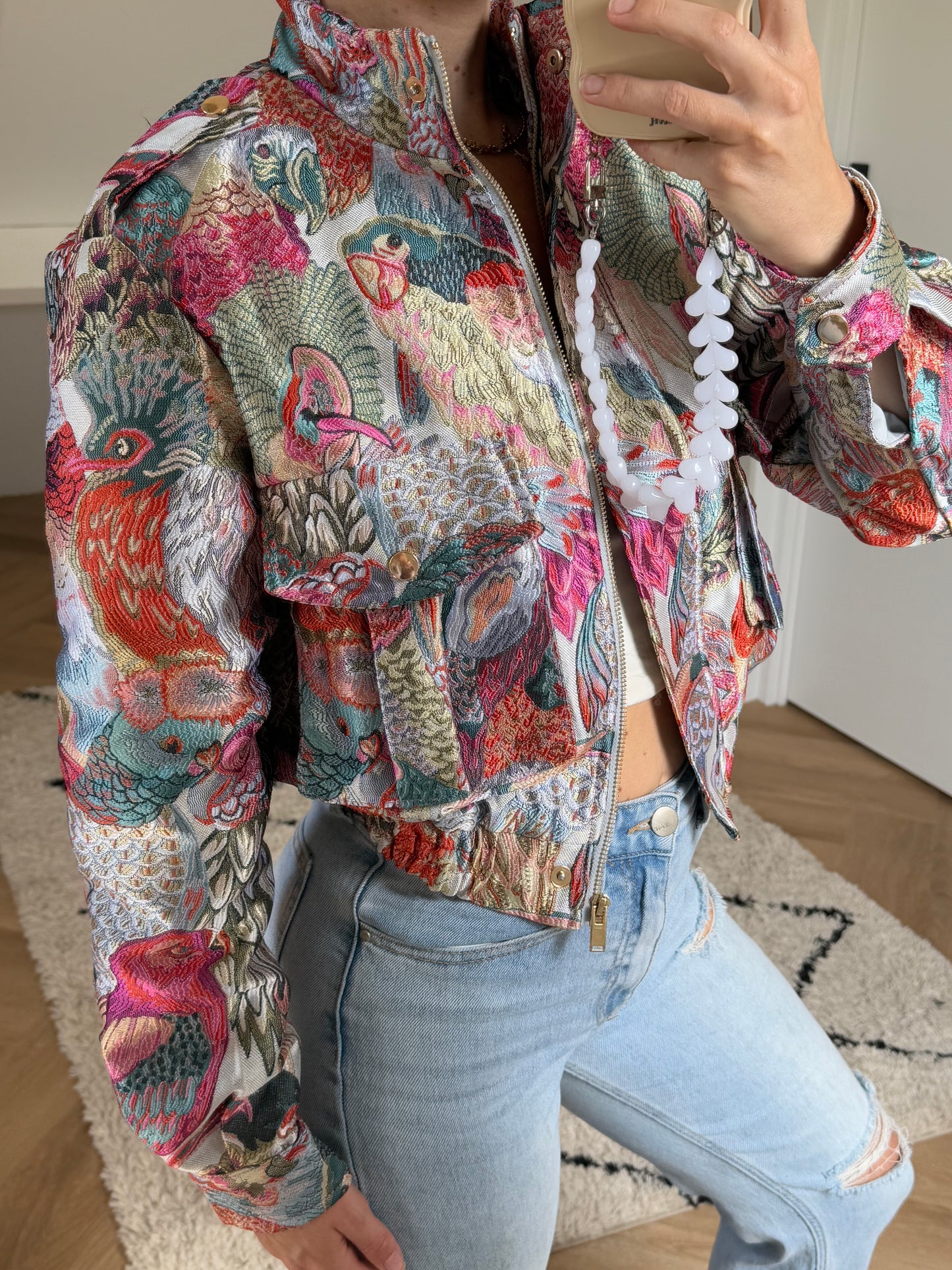 Colorful Bomber Pink