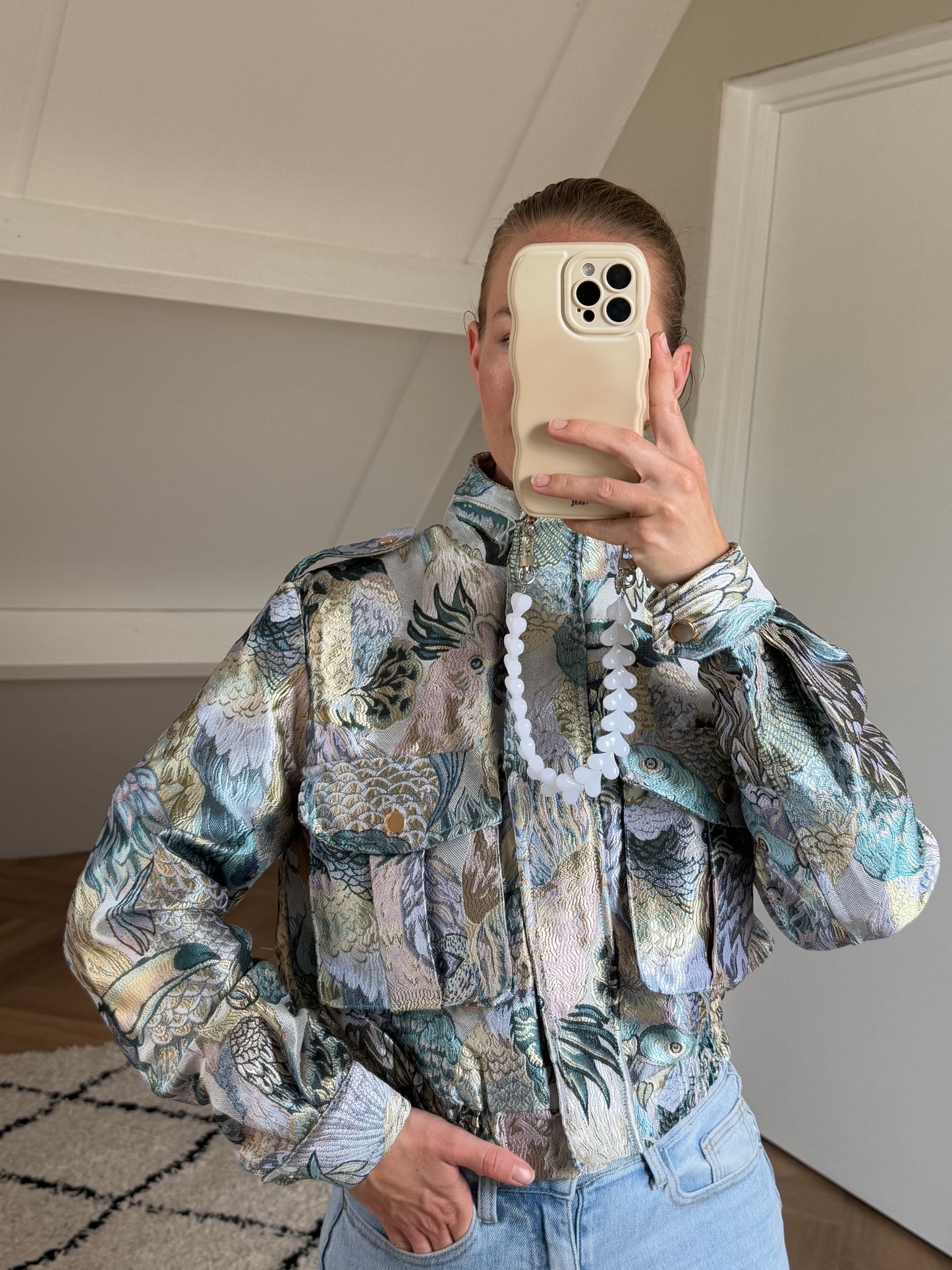 Colorful Bomber Blue