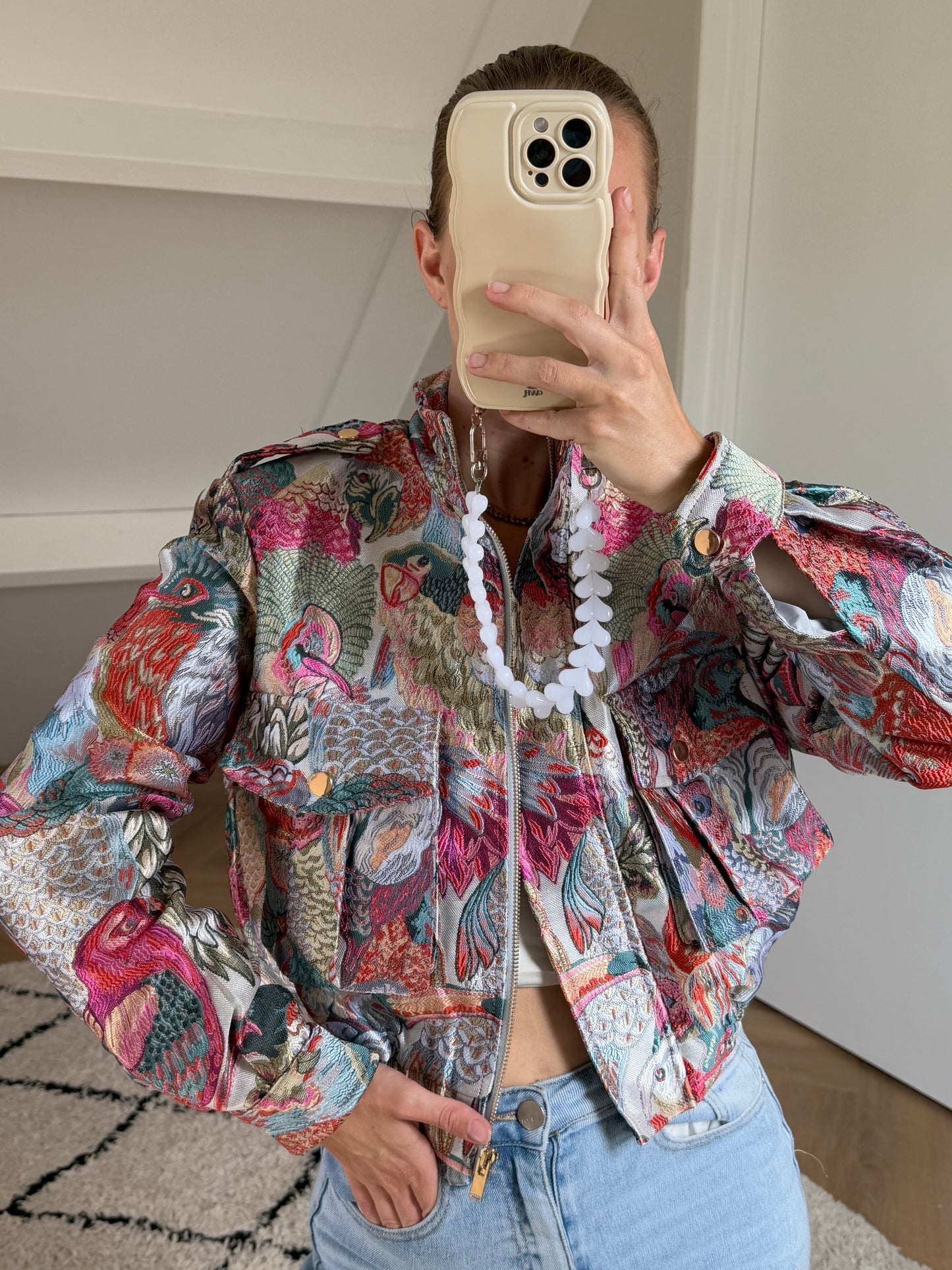 Colorful Bomber Pink
