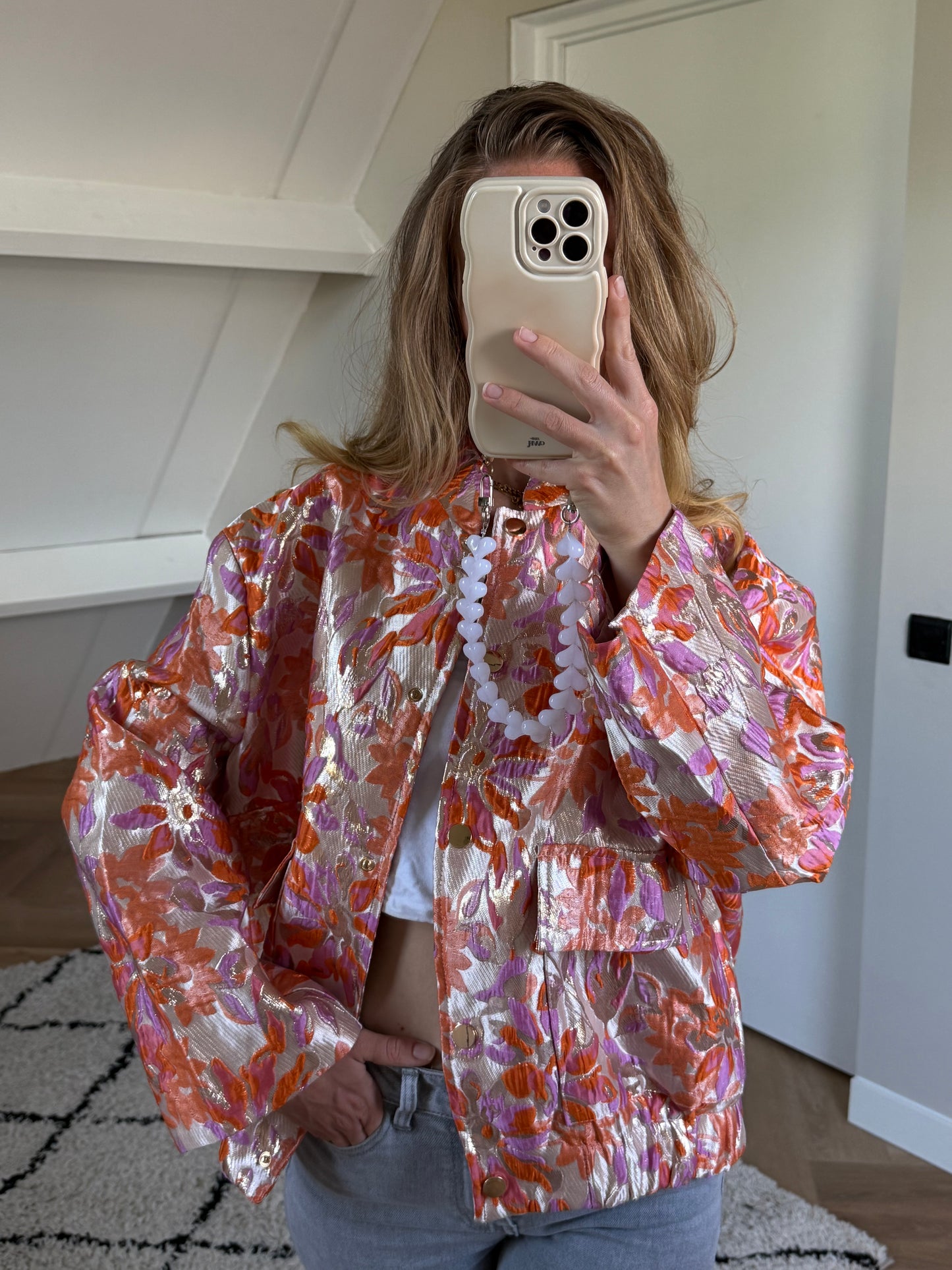 Stunning Flower Bomber Orange