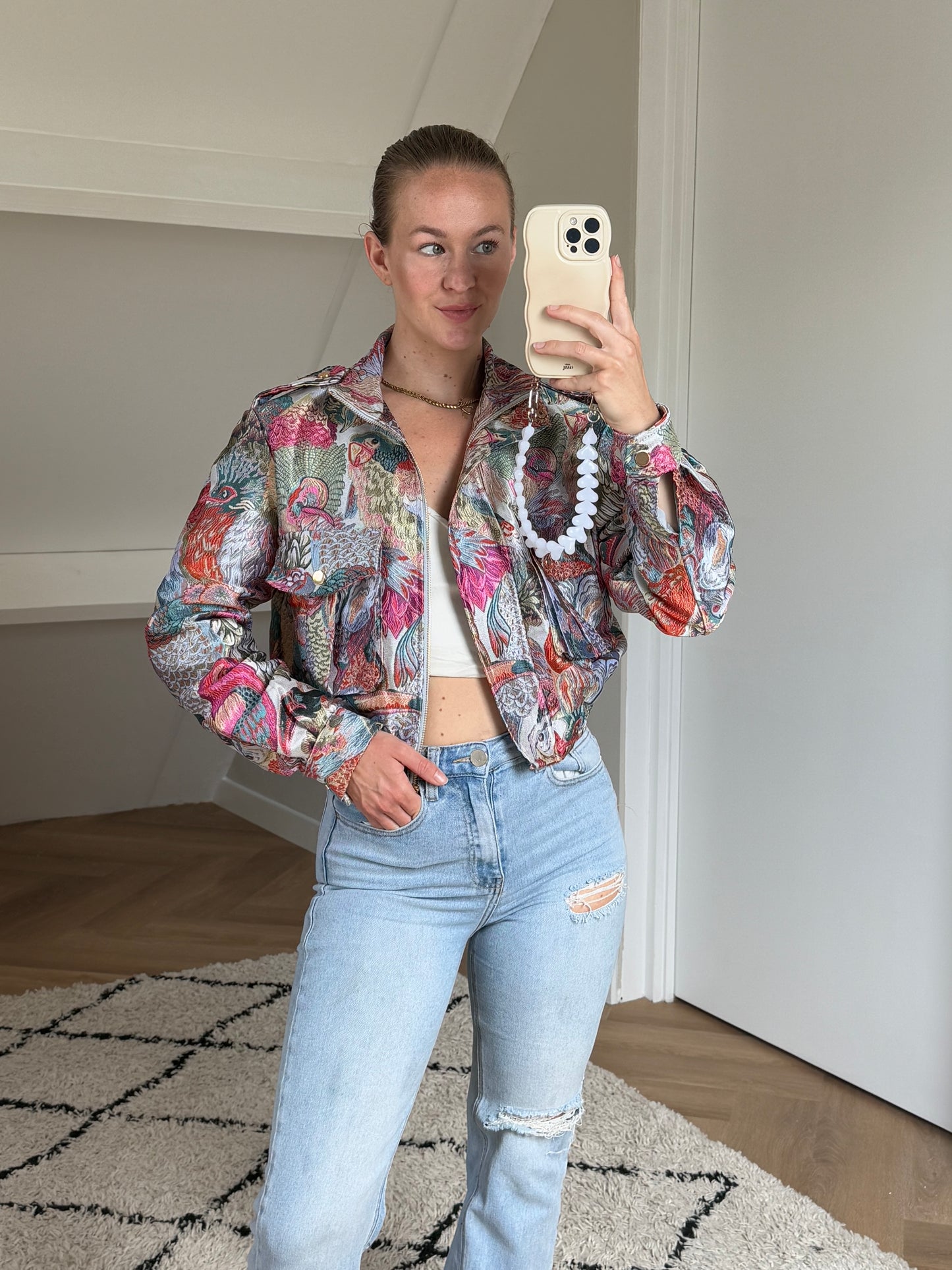 Colorful Bomber Pink