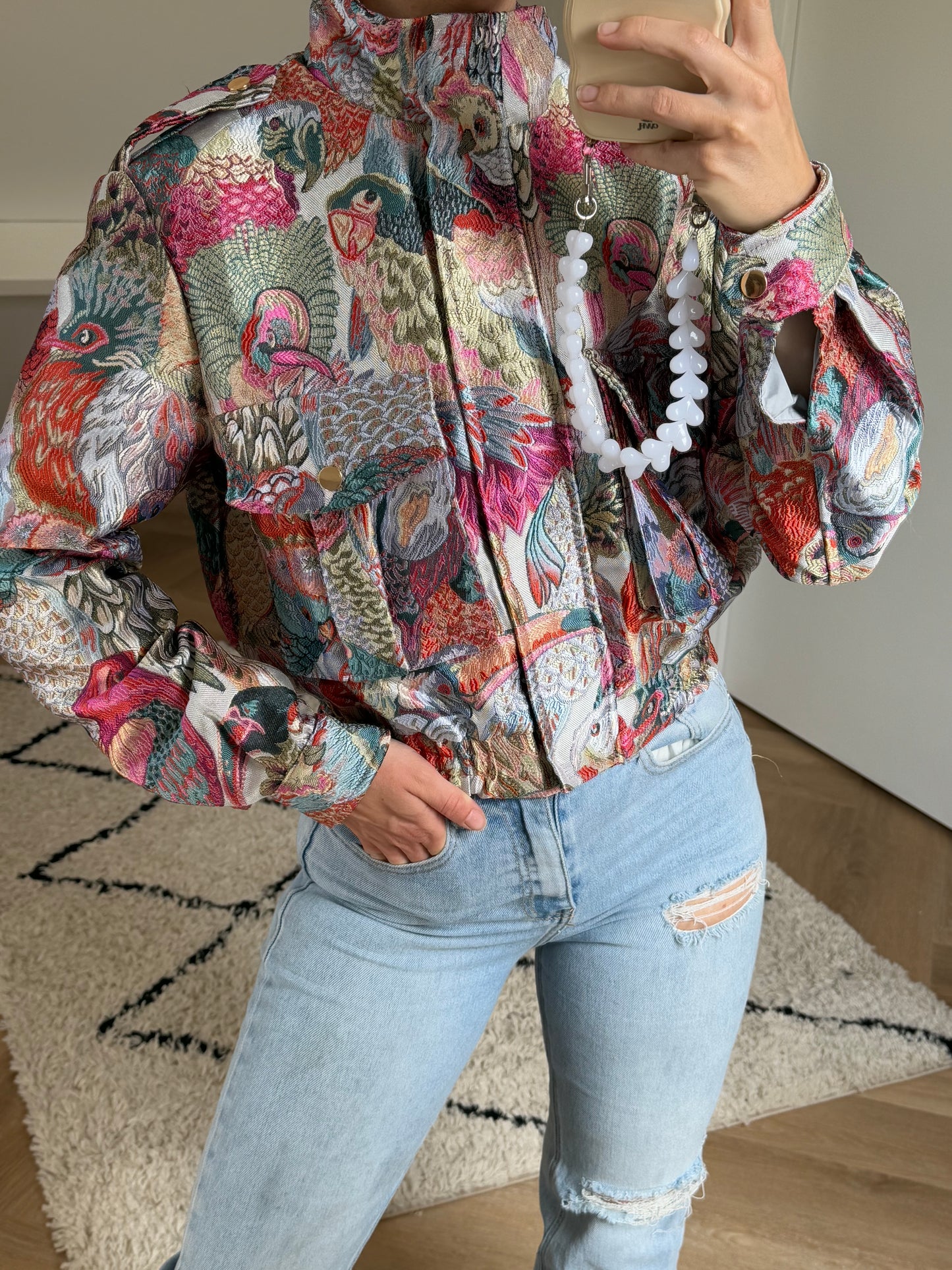 Colorful Bomber Pink