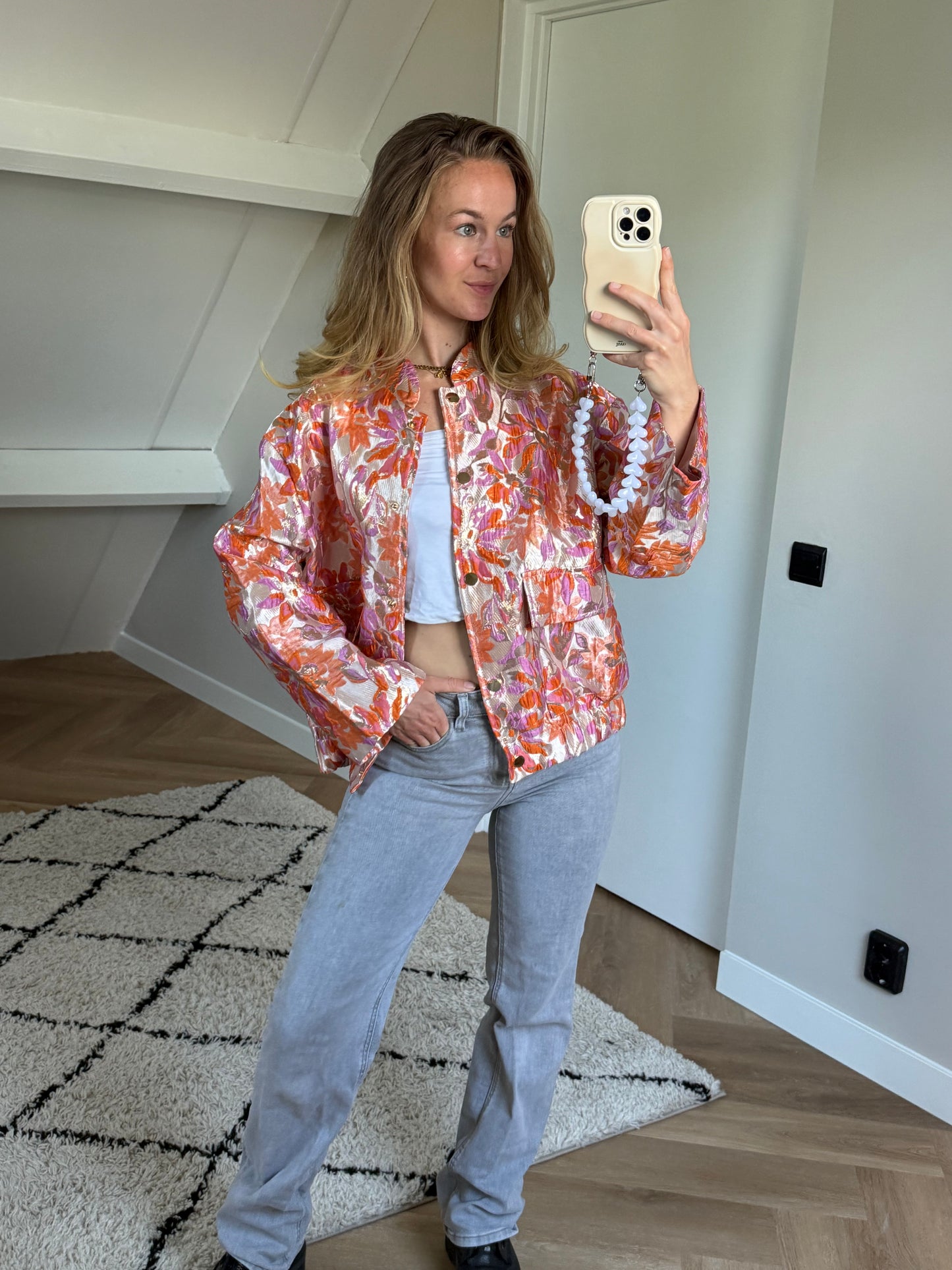 Stunning Flower Bomber Orange