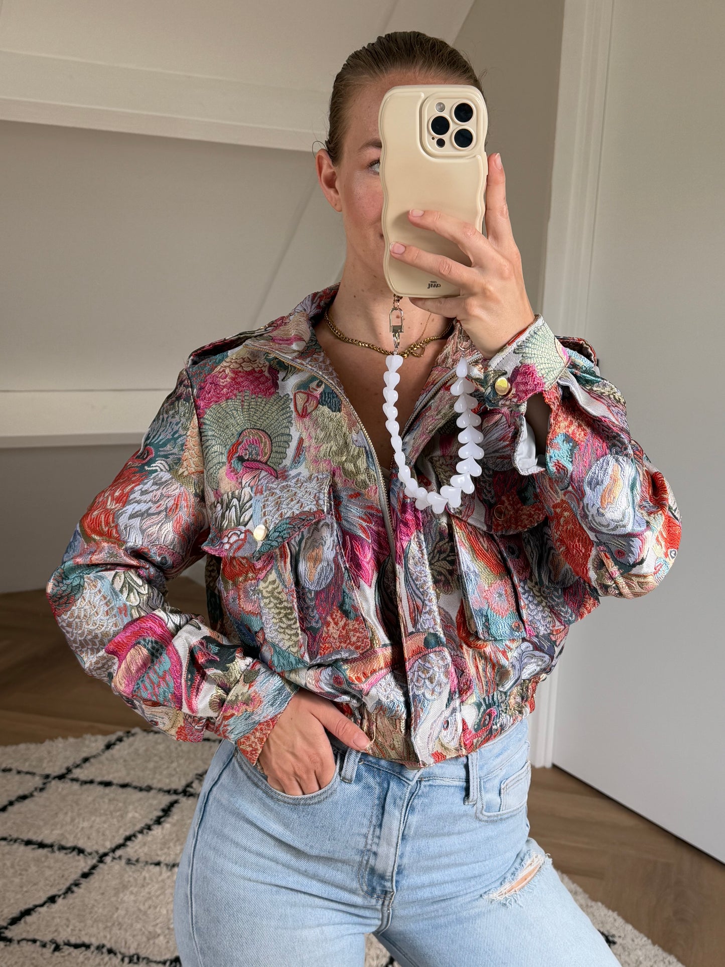 Colorful Bomber Pink