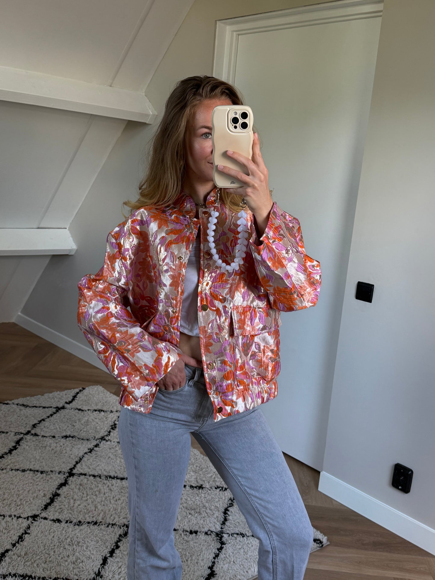 Stunning Flower Bomber Orange