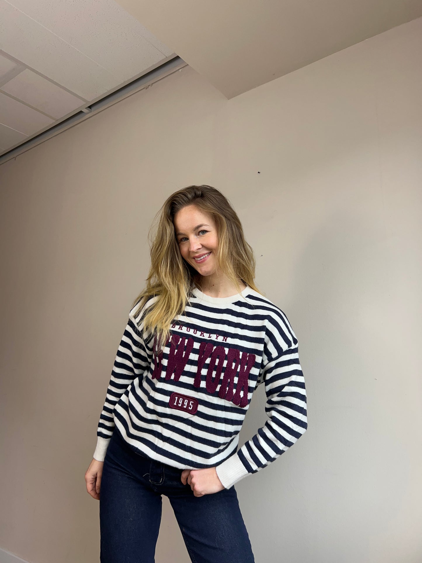 Striped New York Sweater