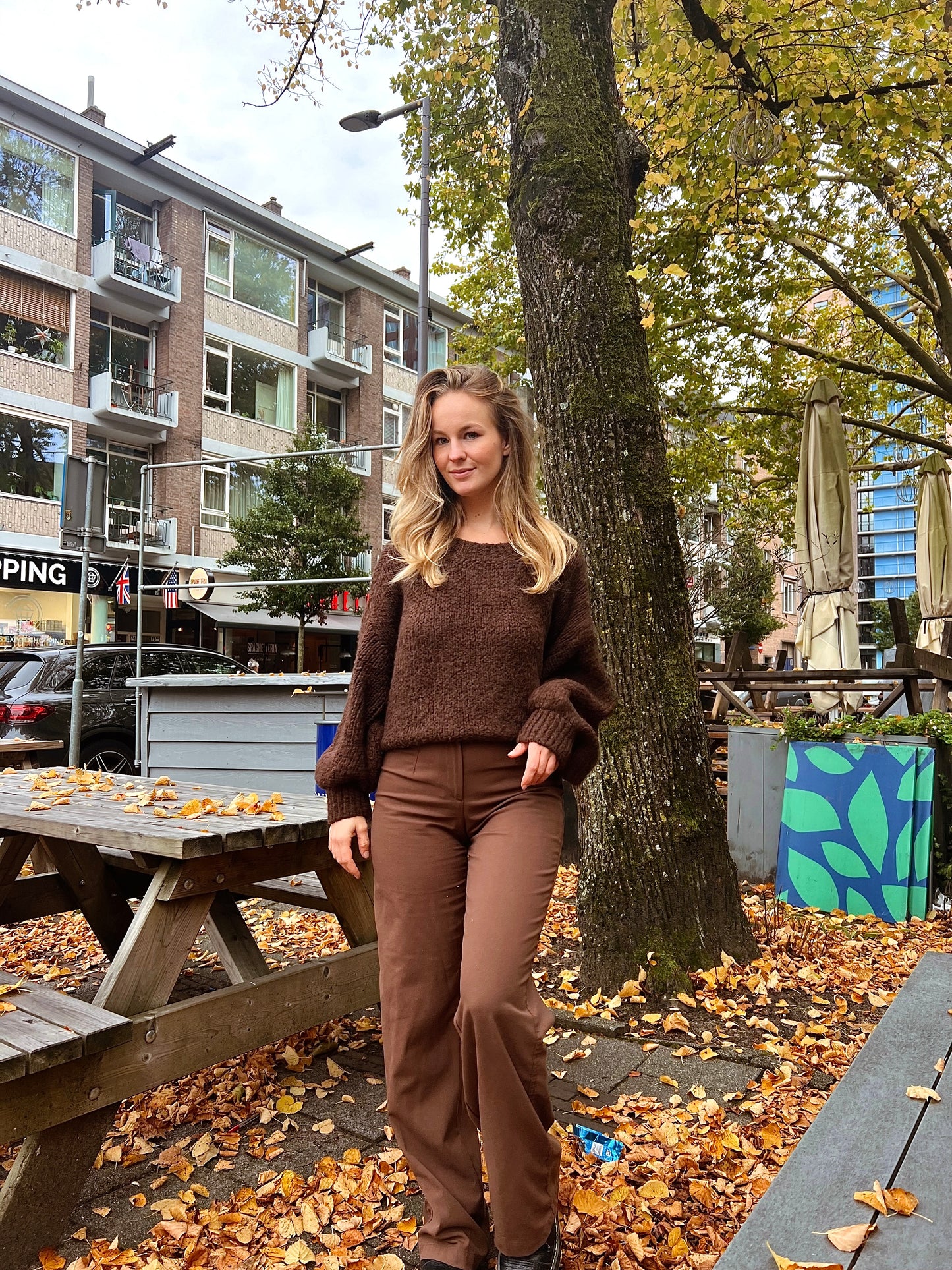 Comfy Knit Brown