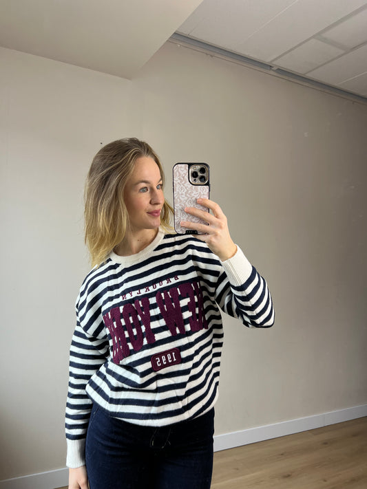 Striped New York Sweater