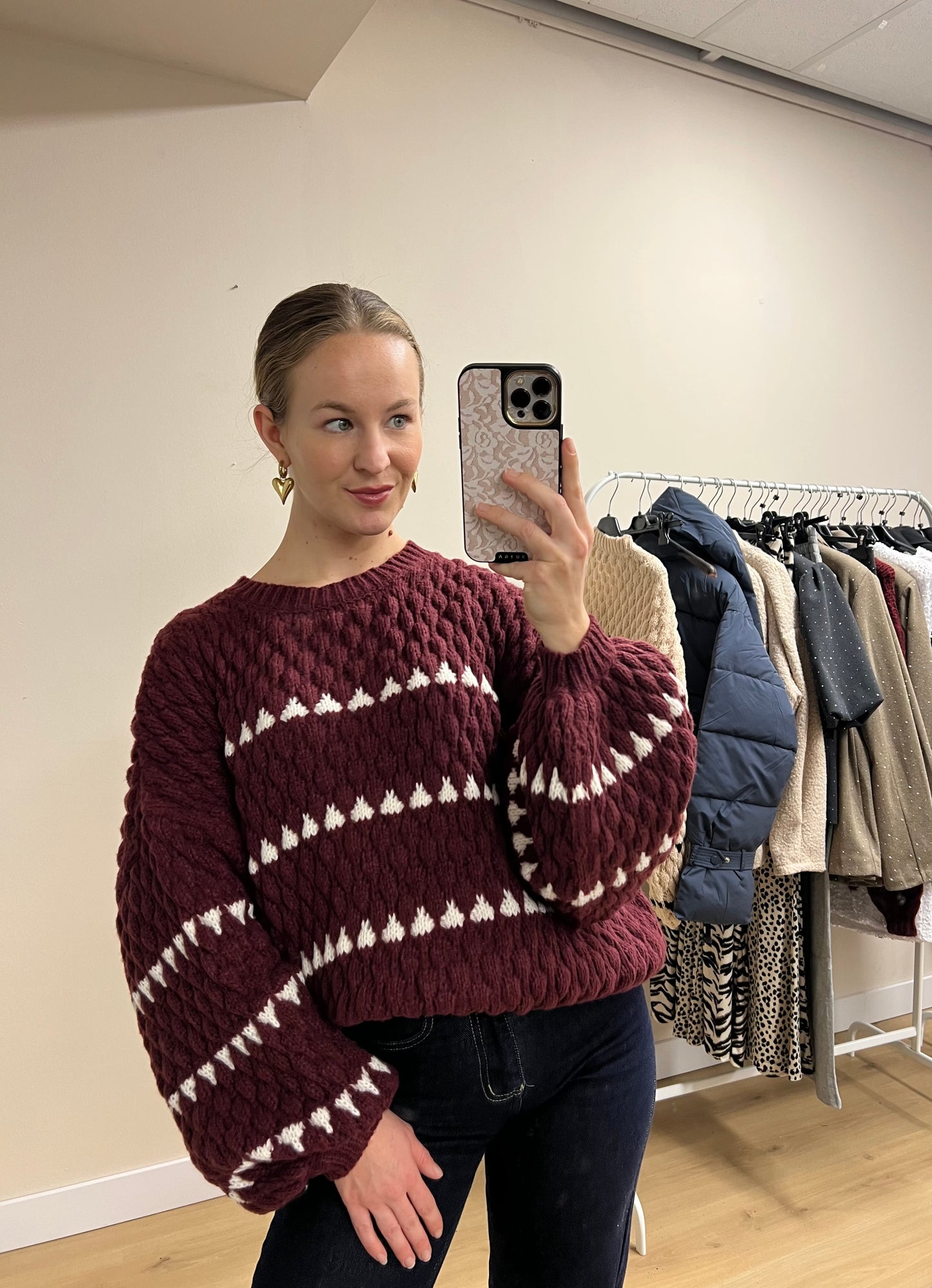 Cutie Sweater Burgundy