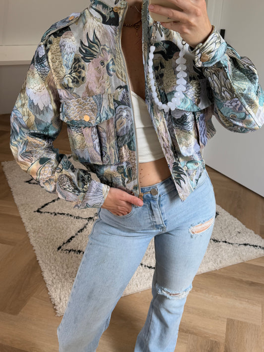 Colorful Bomber Blue