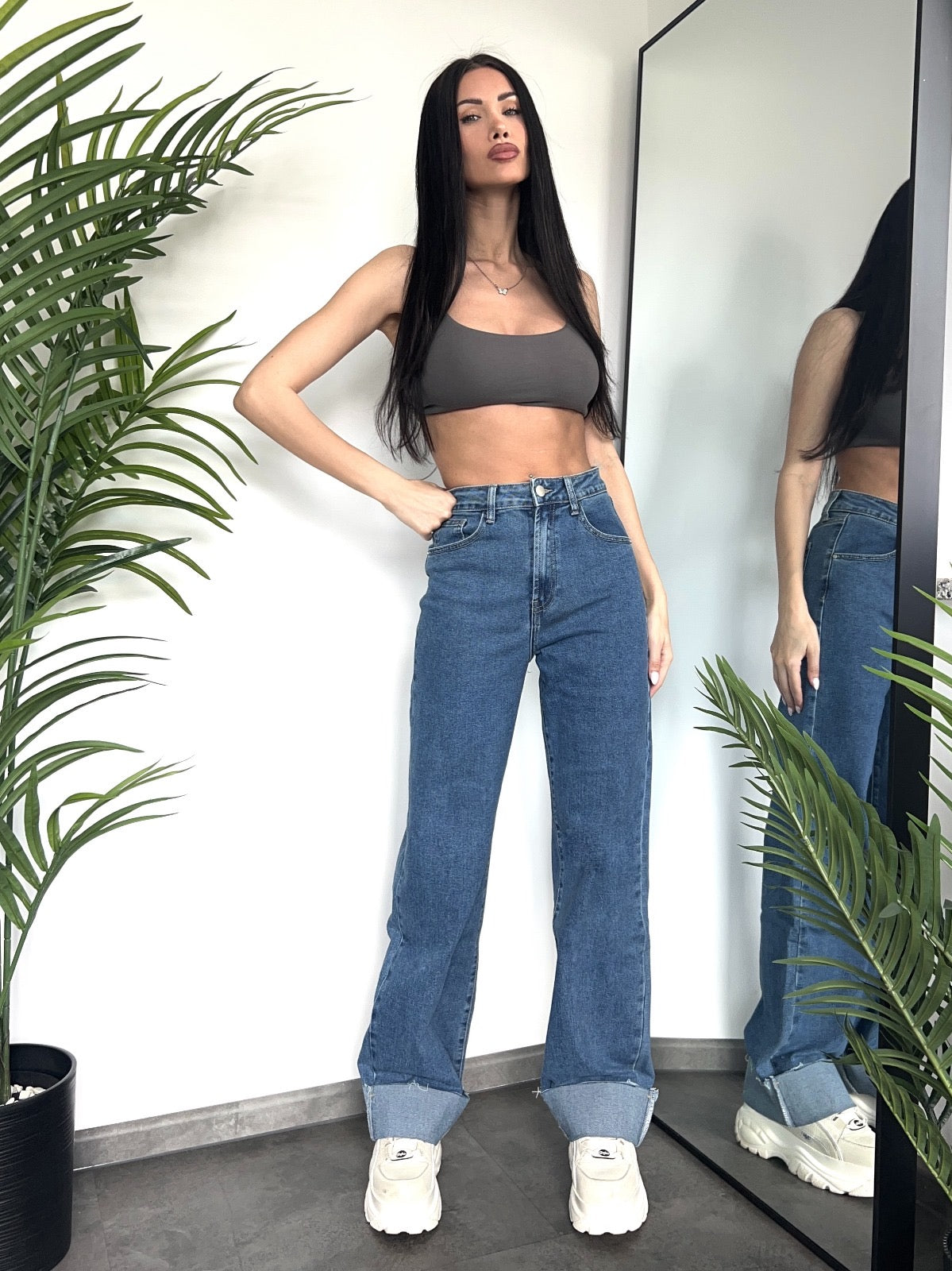 Turned Wide Jeans