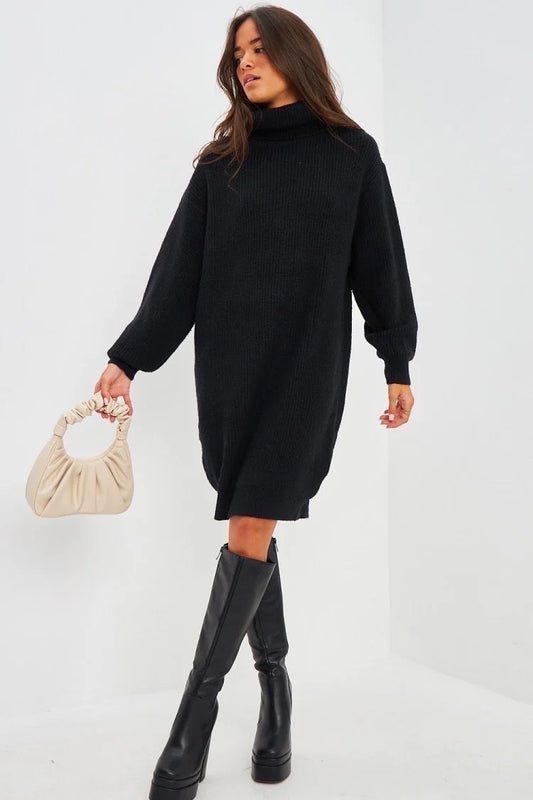 Sweater Dress Black