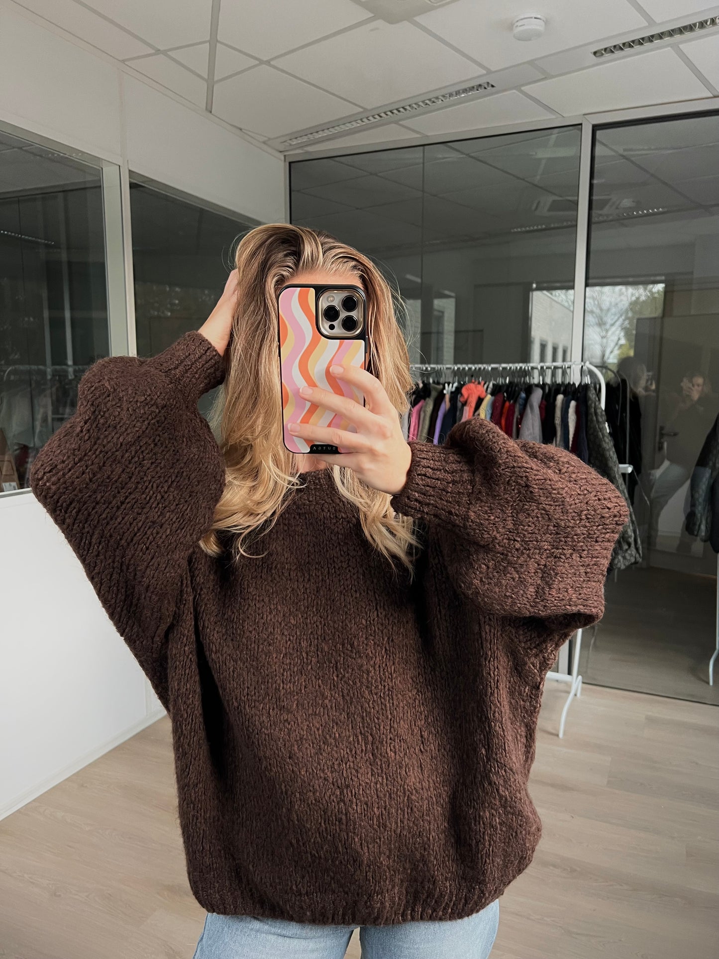 Comfy Knit Brown