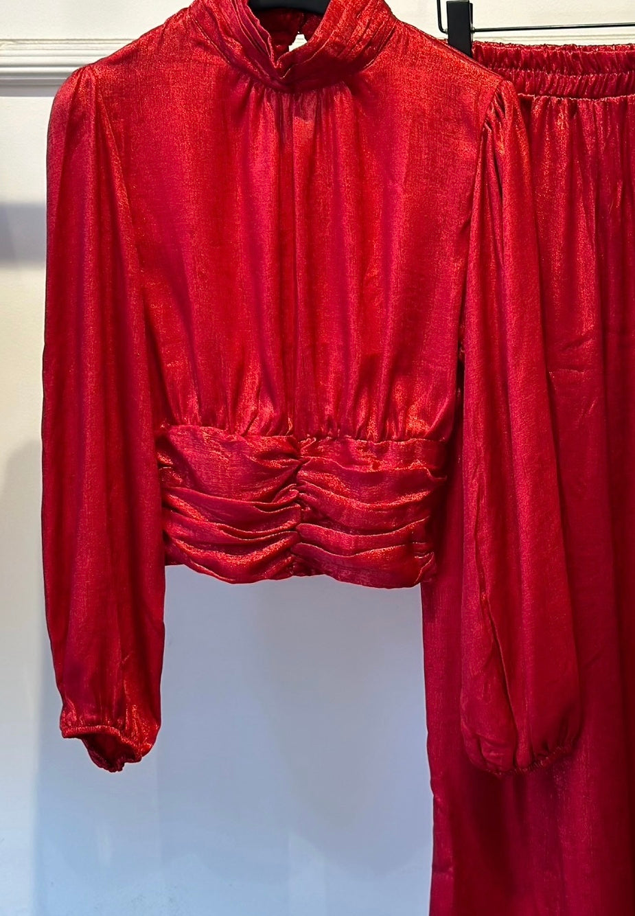 Glam Blouse Red