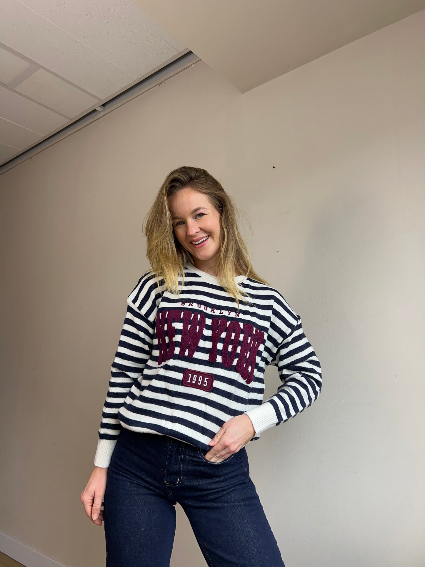 Striped New York Sweater