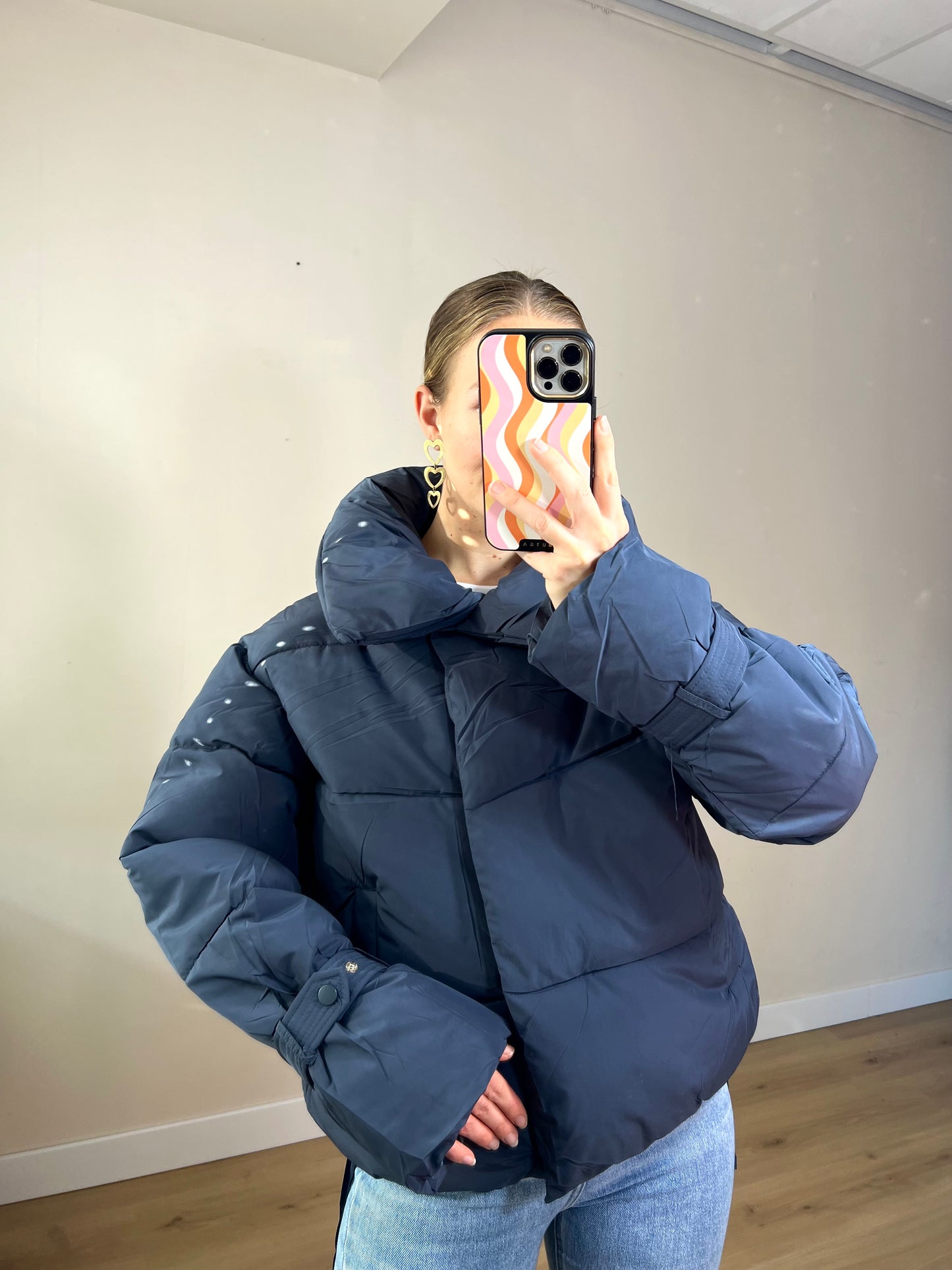 Puffer Jacket Denim