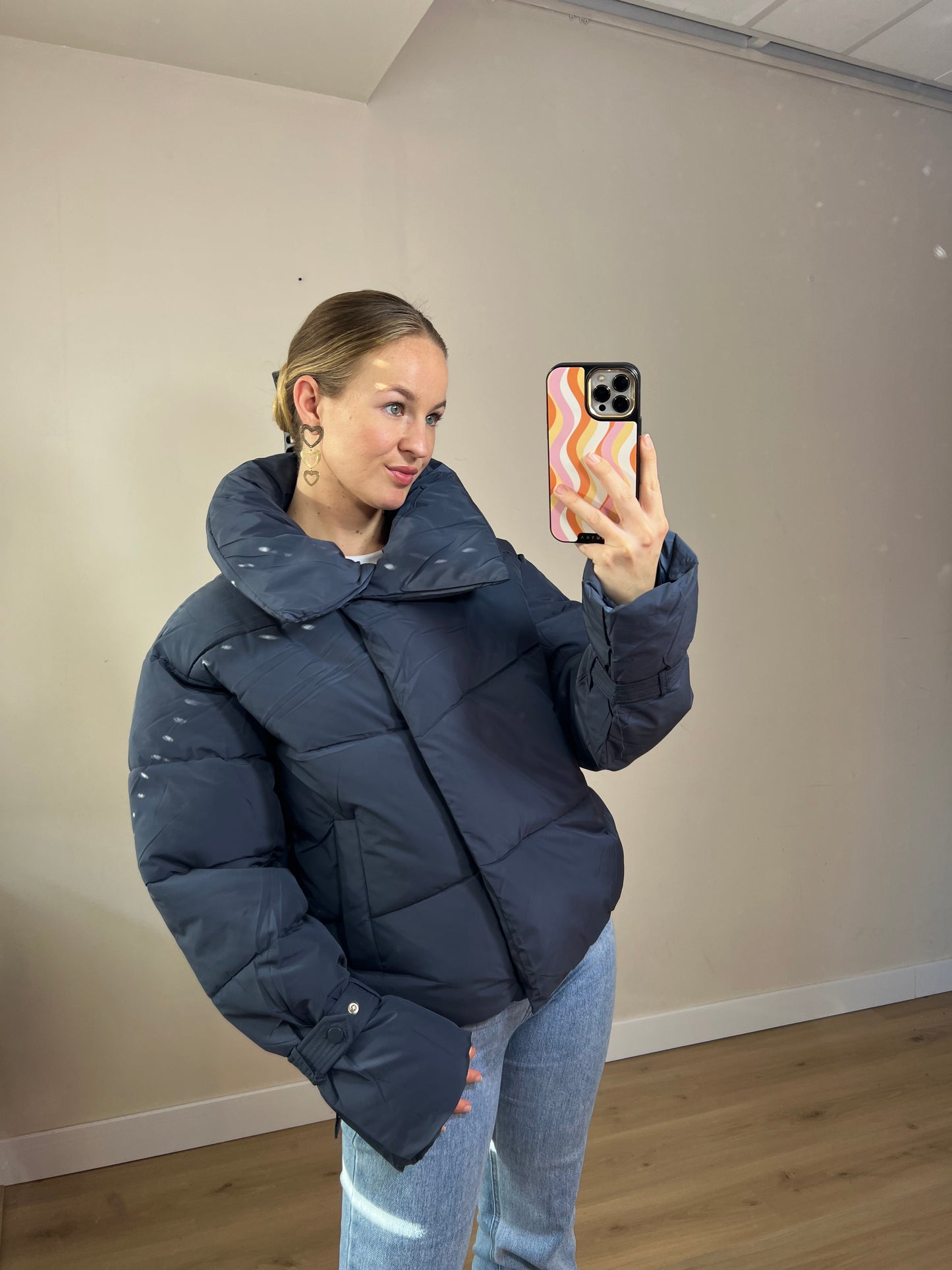 Puffer Jacket Denim