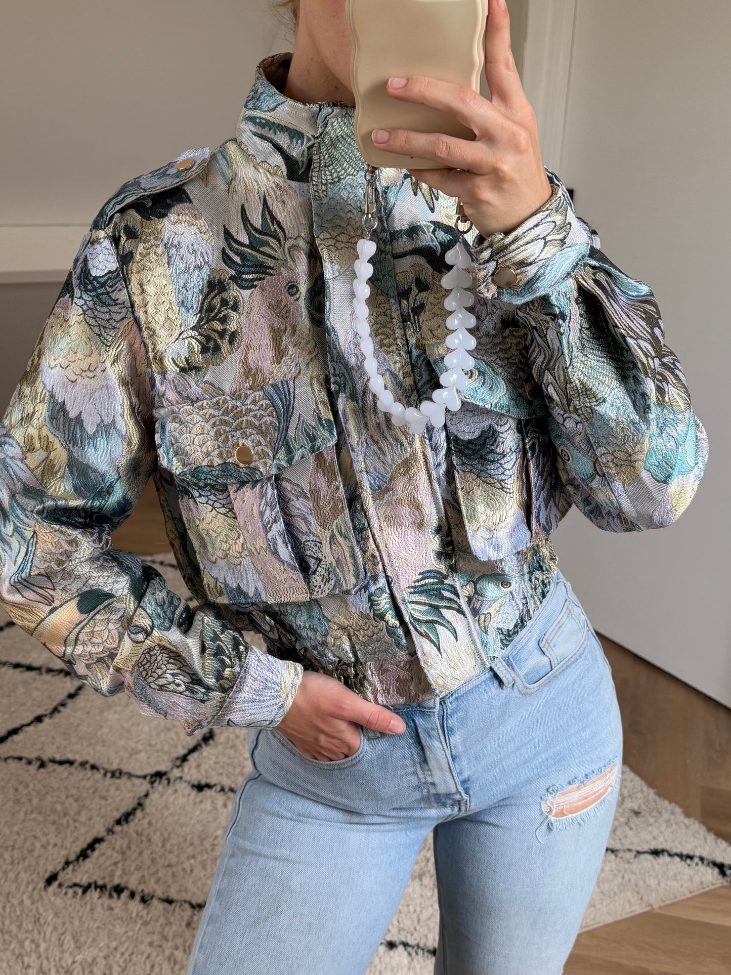 Colorful Bomber Blue