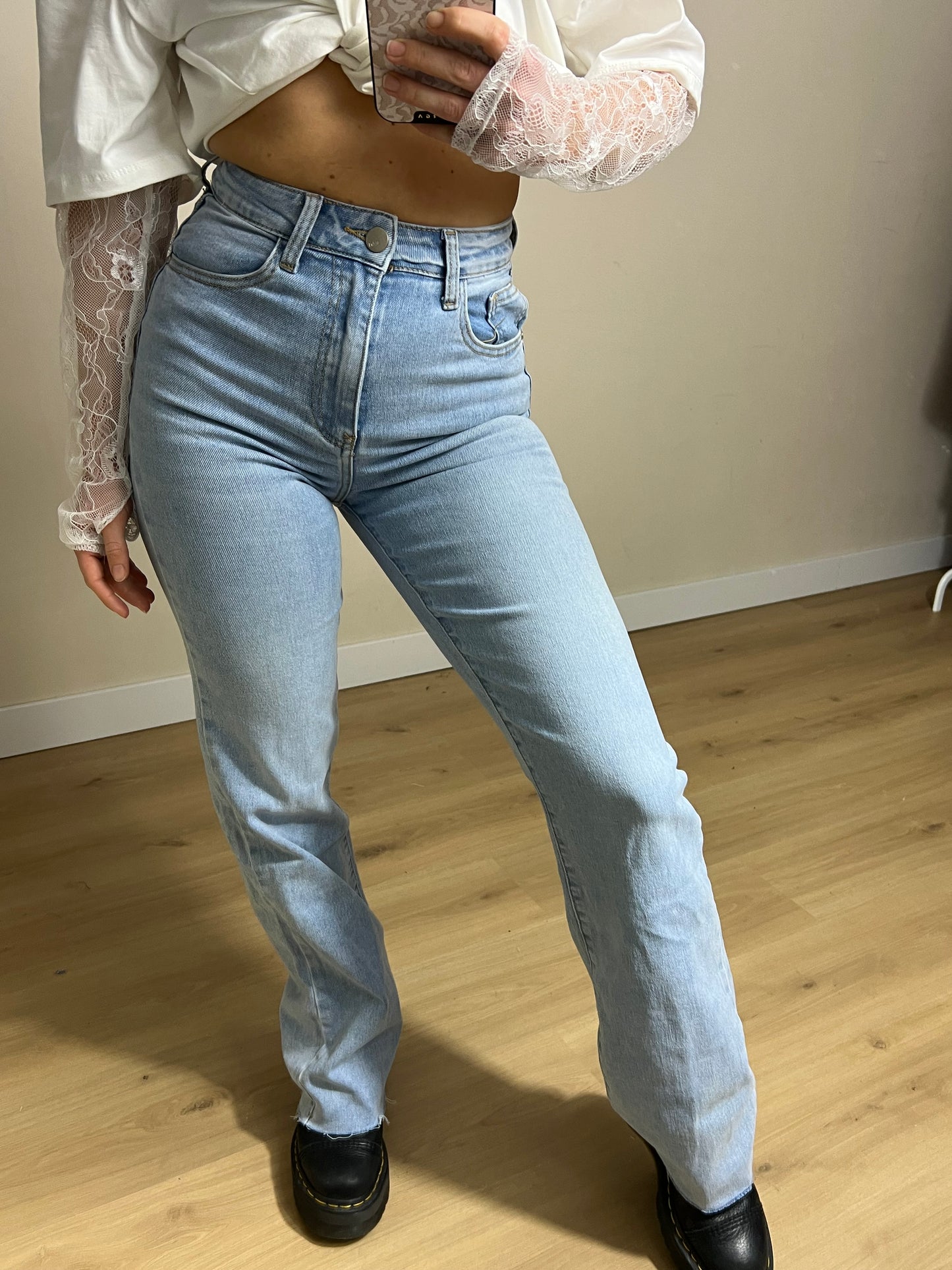 Wide Leg Jeans Stretch